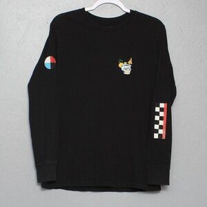 Billabong skull umbrella drink long sleeve graphic tee shirt